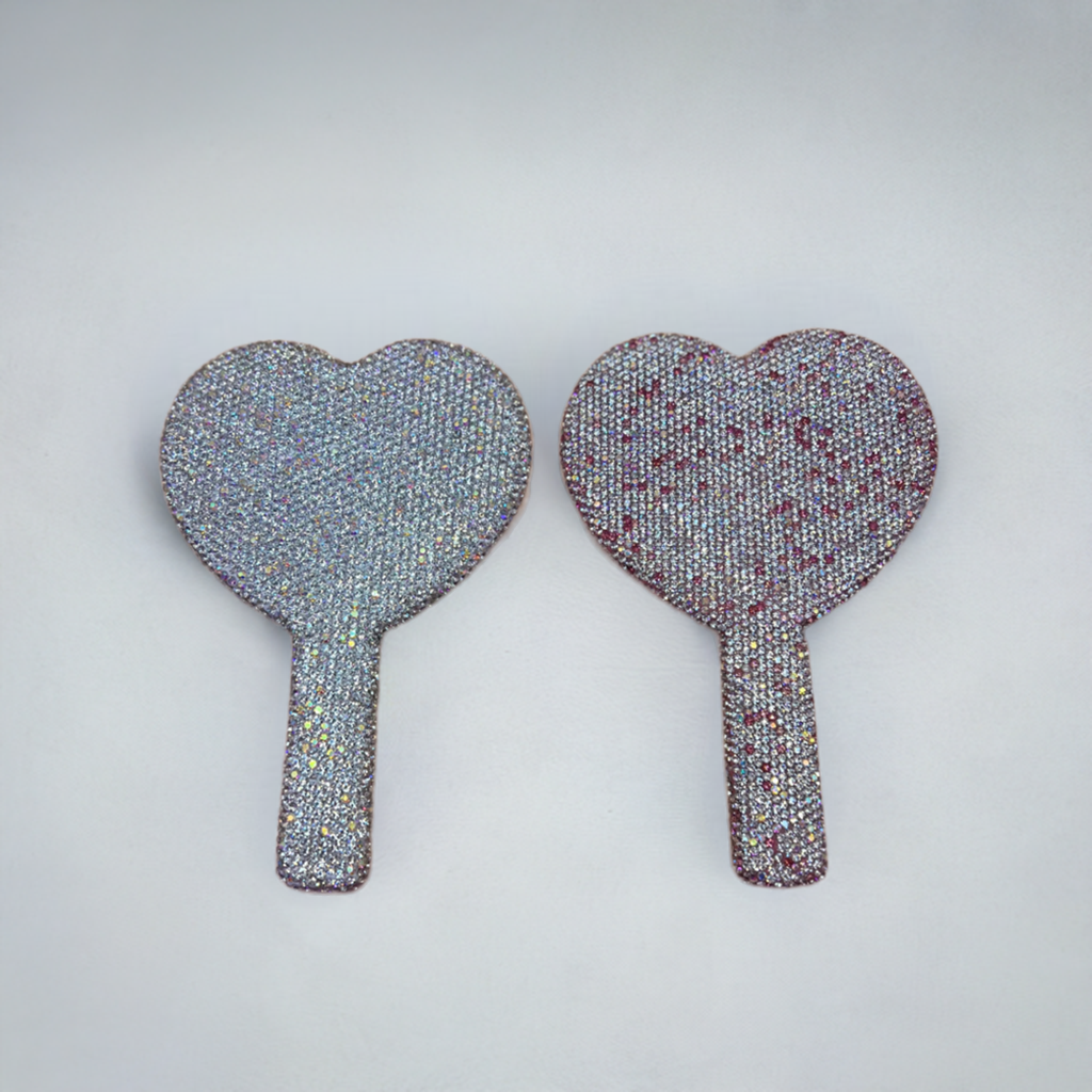 Heart-Shaped Diamond Mirror